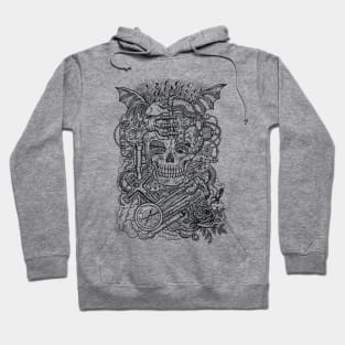 Steampunk Conjurer (version 1). Mystic and occult design. Hoodie